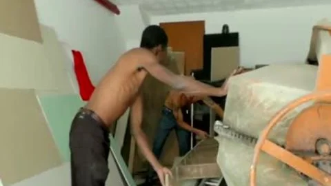 TS Bombshell Luana Costa receives Railed By Construction Workers Till that babe Cums