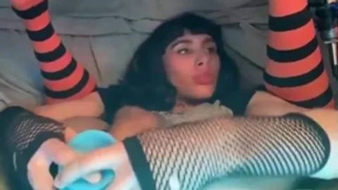 large penis Trans cutie Jerks And Selfsucks On webcam