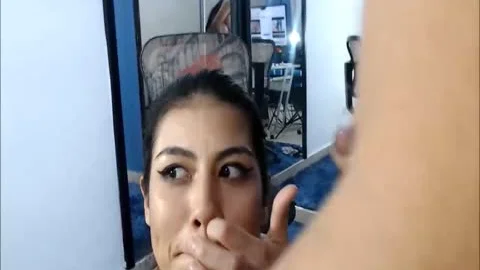Slick honey acquires Her Face Full Of shemale ball cream