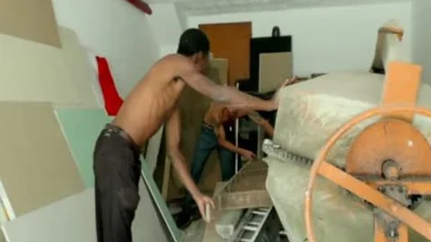 TS Bombshell Luana Costa gets Railed By Construction Workers Till she Cums