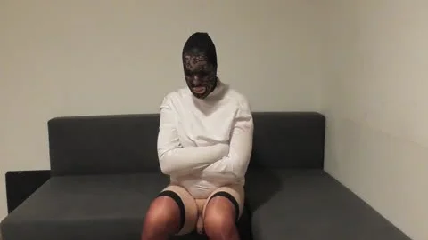 female-slavemaster BUBBLE TORTURES AND nails HER STRAITJACKET villein WITH penis extreme VIOLANCE