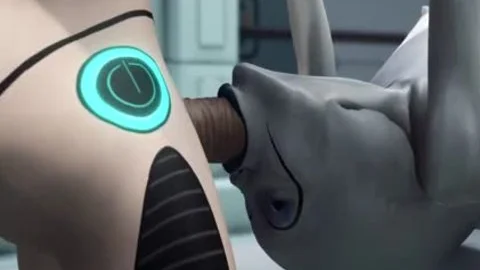 juicy Sex! Sci-fi Android drills Hard An Alien In The Surgery Room In The Space Station