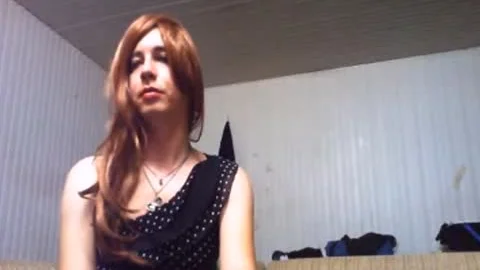 Vladasexytrans Showed webcam fuck giant fake penis