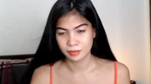 cute lady-man Pinay hottie Masturbating On cam