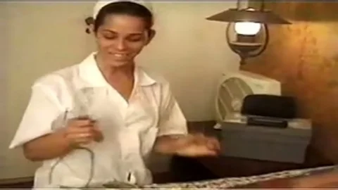 Hungry Nurse Examines boys cock