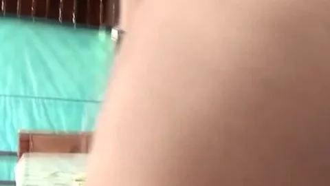 enormous wazoo tranny In Bikini Jerks Off Her Shecock
