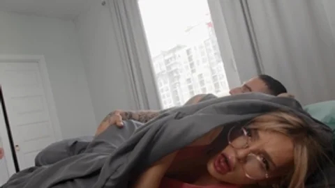 Trans Angels: Sneaky Blowjob from Under the Table