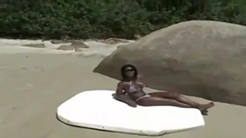 kinky ebony TS copulates With Two lads outdoors