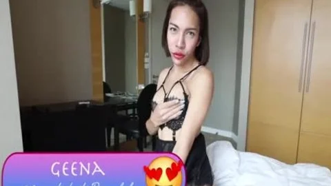 HelloLadyBoy busty oriental babe Shows Masterful bj Skills