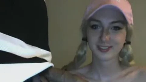 pretty blonde lady-boy Sucks Her Sugar Daddy's pecker