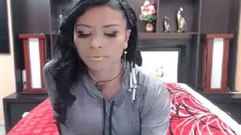 stylish Feminine TS With big mounds Masturbate Her big penis