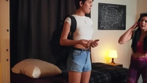 TransAngels: Backpacking Cutie Daisy: Secret Bunk Sex
