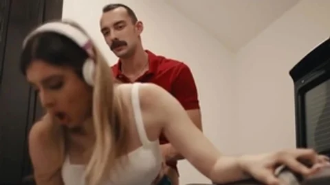 lewd Stepdad Licks And bareback bonks His TS Stepdaughter