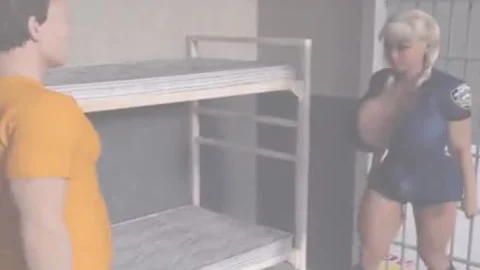 lady-man Police In Prison