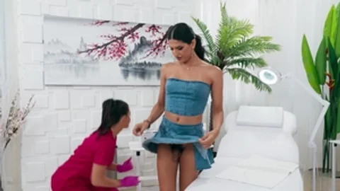 Trans Angels: Shaving Cream Turns into Wild Sex