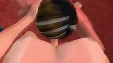 3D Cartoon Hunk Getting Double Teamed By Some ladyboys