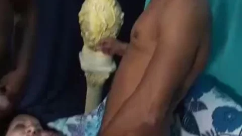Petite ladyboy Tag Teamed By Two males