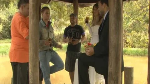 spouse Sucks His Wife's knob After Wedding Party