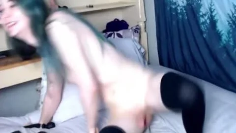 Emo Pussyboy Playing With Her Vibrating dildo