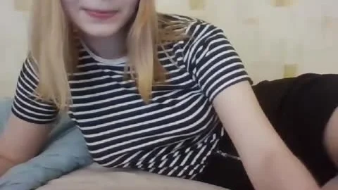 young nice-looking Girly teen Nymph tranny Masturbates butthole