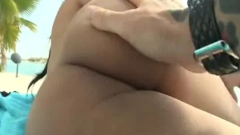 asian shemale gets Picked Up At The Beach And gets poked