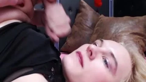 OMG love juice In throat Self sucking sheboy cam