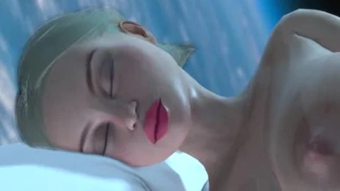 Earth Orbit - A Sex trip. Sex In Space Station! 3d Dickgirl Plays With A attractive 