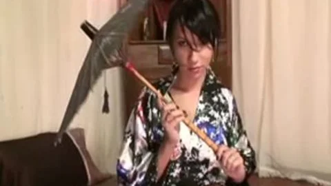 pretty breasty lady-man Wearing Kimono costume fucked brutaly