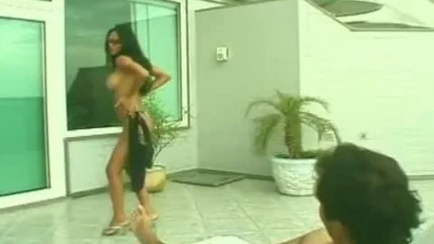 Claudia Moura bonks With boy And Whips Him