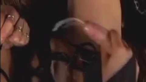 busty blond tranny mama shoots big Load!