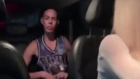 Blond ladyboy Predator Taxi Driver Pick Up A Street Boyx