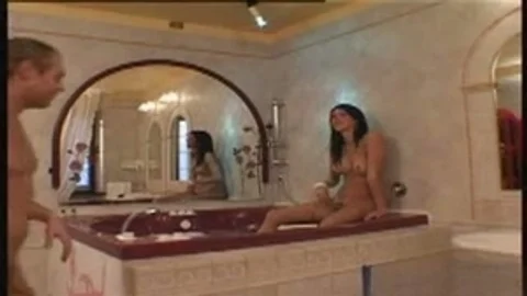 tranny driled In nasty Tub