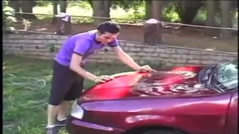 Car Washing Turns sexy Outdoor Sex
