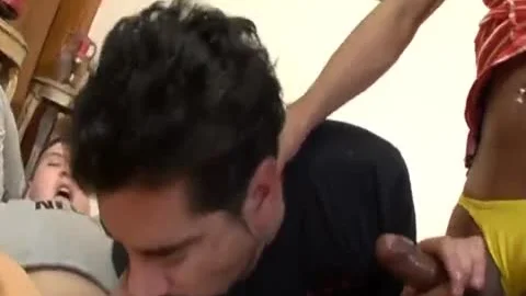 lady-man & Two homosexual nailing