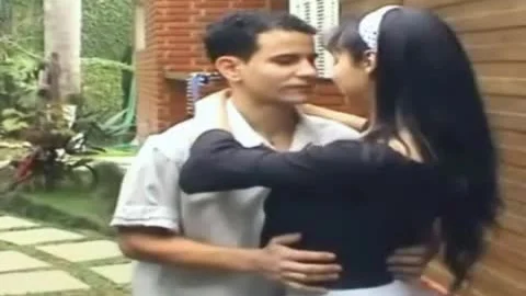 Girlfriend White Miniskirt blowjob From teen