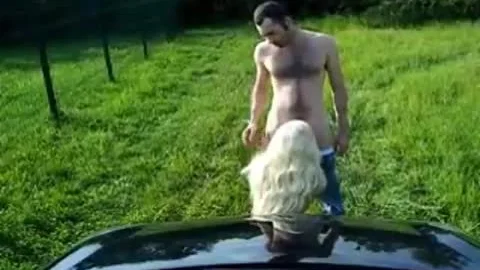 gmatureen-haired With throbbing tits sheboy drilled outdoors On Tthellos guy Street