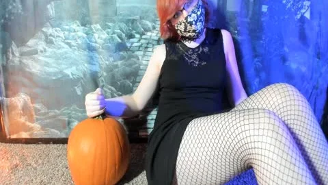 Worst Halloween special Ever: Trans beauty pounds A Pumpkin