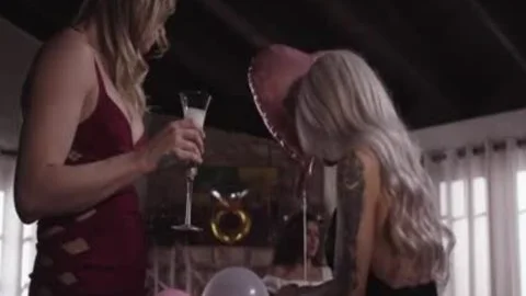 breasty lalin girl Tbabe And Her TS Stepsister fuck Each Others ass