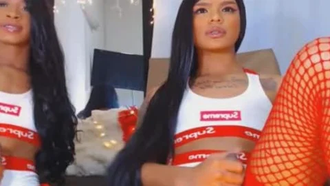 Twin lady-man Giving Each Other A sexy cook jerking