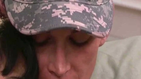 Her husband Came Back From The Military With meatballs