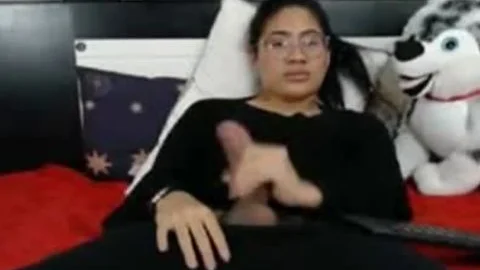 humongous dick Jacking Off Her monstrous 10-Pounder