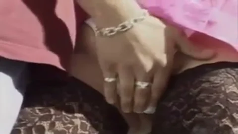 sexy lingeried TS MILF Plays With A stud