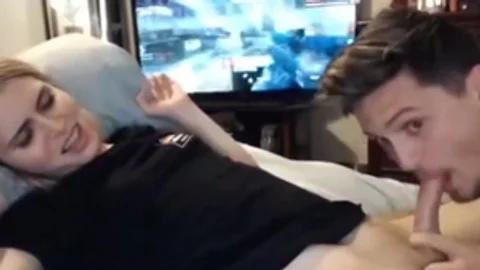 horny blonde shelady gets blowjob job On Tgirlcamz Com