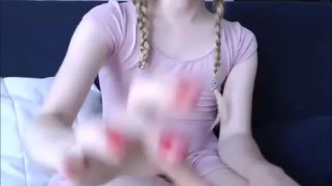 blonde ladyboy amateur With lots of Lipstick