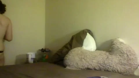 asian sheboy Arty Fondles Herself In Solo 10-Pounder Masturbation