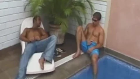 I Want these Two Hung studs To Spit Roast Me